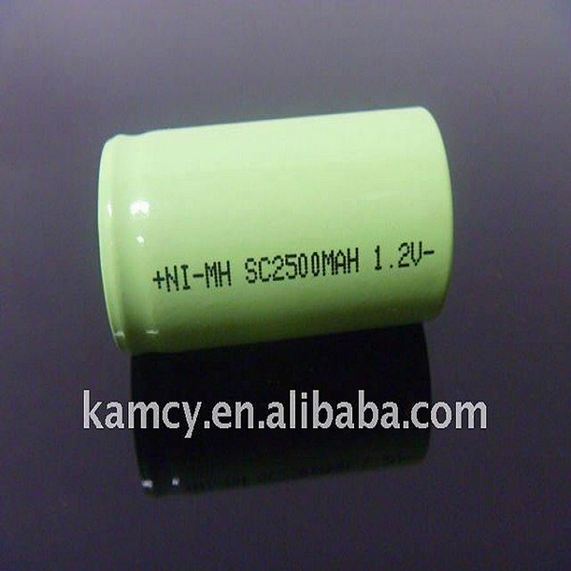 NiMH SC 2500 Rechargeable Ni-MH SC 2500mAh 1.2V 2500mAh nickel metal hydride batteries