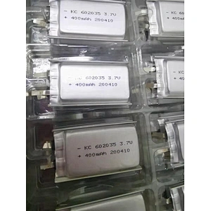 Kamcy lipo battery 3.7v 602626 400mah rechargeable polymer lithium batteries