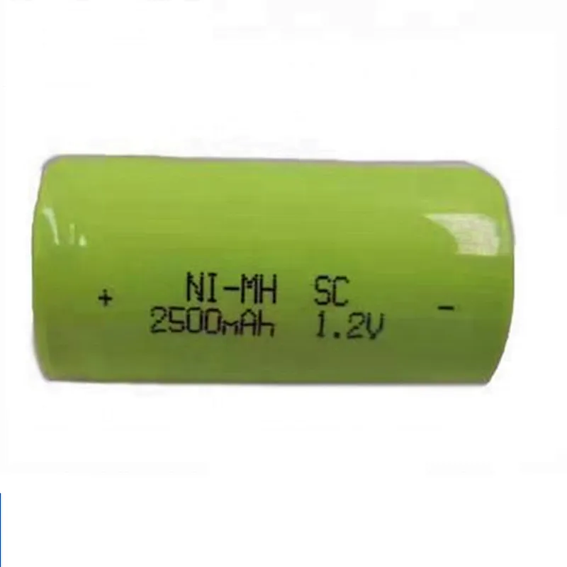 NiMH SC 2500 Rechargeable Ni-MH SC 2500mAh 1.2V 2500mAh nickel metal hydride batteries