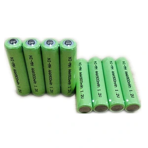 Nimh AAA rechargeable battery 1.2v 900 mah nickel metal hydride batteries for wireless phones