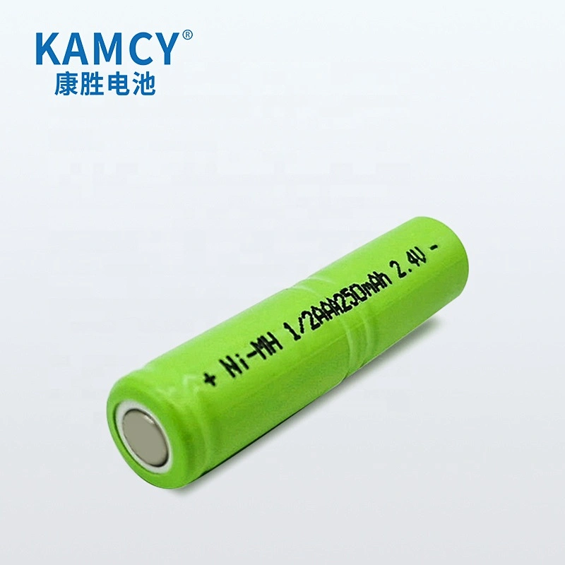2.4V rechargeable battery pack NI-MH 1/2AAA 250mAh 2.4V