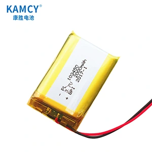 3.7v 103450 2000mAh High Capacity Lithium Rechargeable Polymer Battery for Bluetooth Speaker
