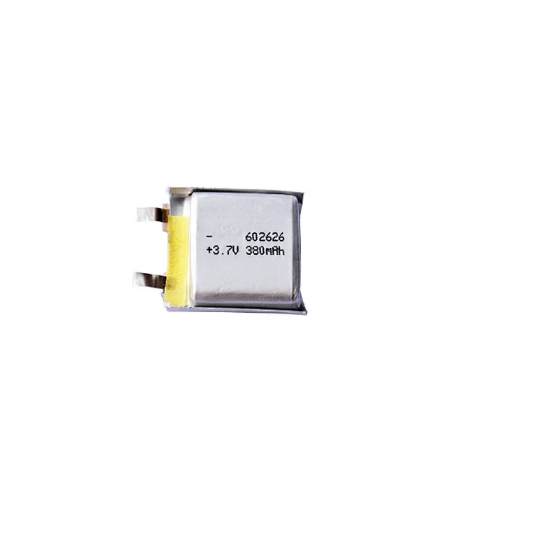 Kamcy lipo battery 3.7v 602626 400mah rechargeable polymer lithium batteries