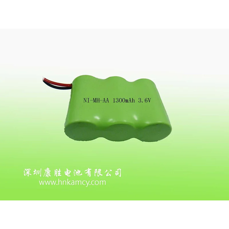 3.6v rechargeable battery pack nimh AA 1200mAh 3.6volt battery pack