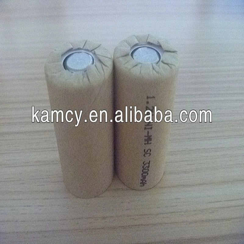 High power 1.2v 3300mah sub c nimh battery nimh sc3300 1.2v battery