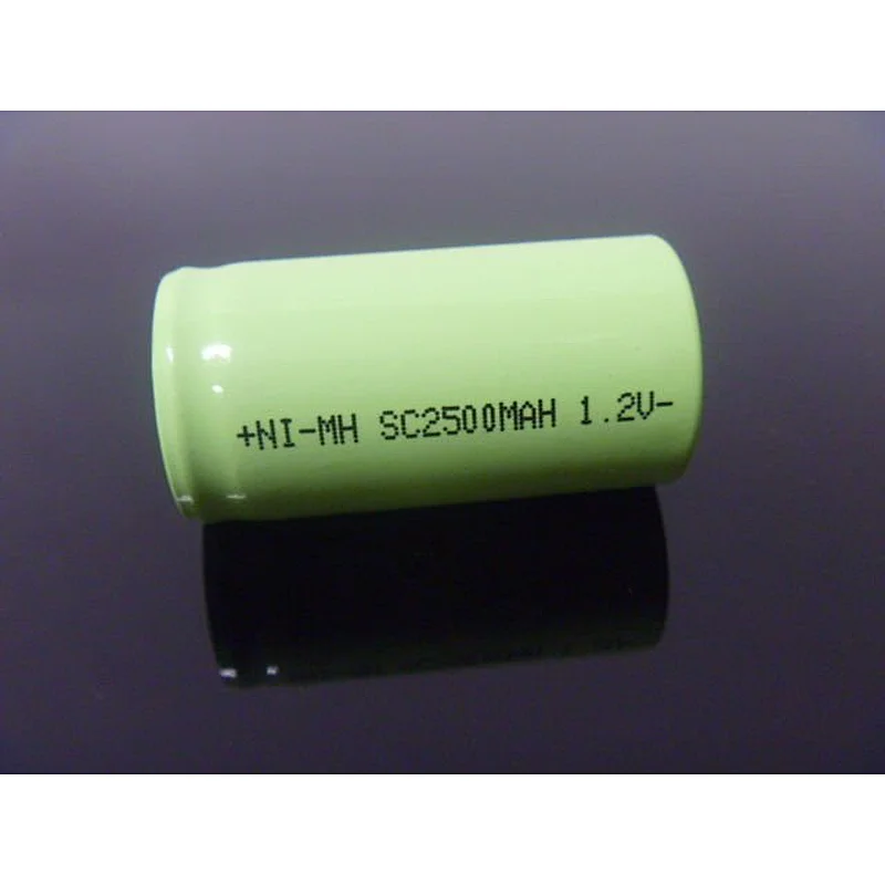 NiMH SC 2500 Rechargeable Ni-MH SC 2500mAh 1.2V 2500mAh nickel metal hydride batteries