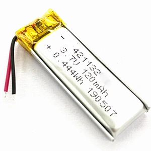 Wholesale 421133 Lipo battery rechargeable 3.7V 120mAh ithium battery