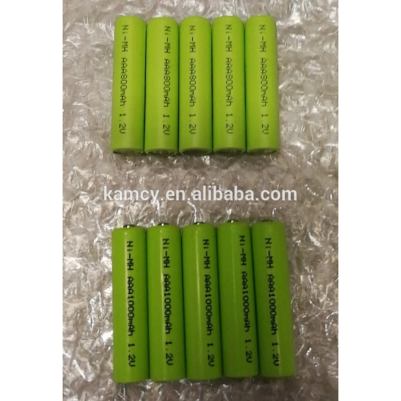 1.2v 800mah nimh battery rechargeable battery AAA LR03 nickel metal hydride batteries for portable phone