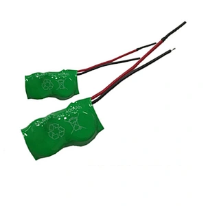 Customized 40mAh 40H nimh button cell pack 1.2V 2.4V 3.6V 4.8V 6V for solar lamp