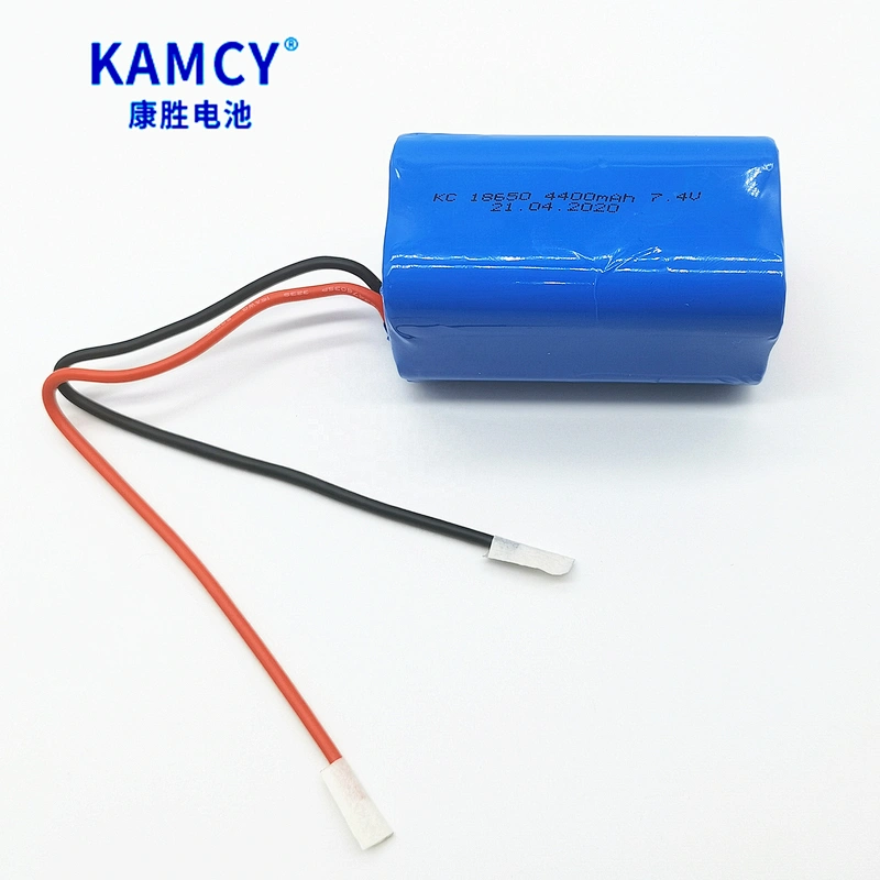 4.4Ah 18650 battery pack rechargeable lithium ion battery pack 4400mAh 7.4V 2S2P