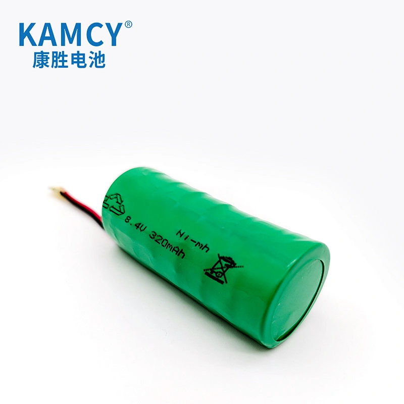 8.4V battery pack nimh button battery 330H 320mah 8.4V pack with wires
