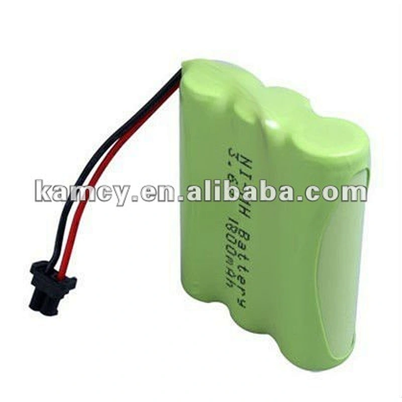 3.6v rechargeable battery pack nimh AA 1200mAh 3.6volt battery pack