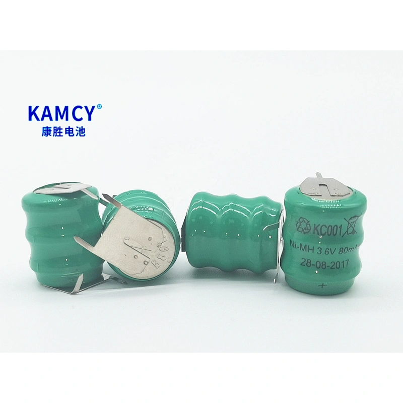 Nimh button cell B80H 1.2V 80mAh button battery rechargeable ni-mh button cells for timer electronic calendar