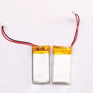 factory price 602040 3.7V 450mAh li polymer rechargeable batteries