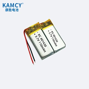 high quality 3.7V 120mAh li polymer rechargeable batteries