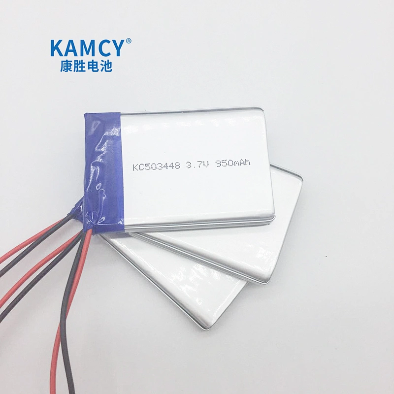 Rechargeable lipo battery 3.7V 503448 950mAh  5*34*48mm