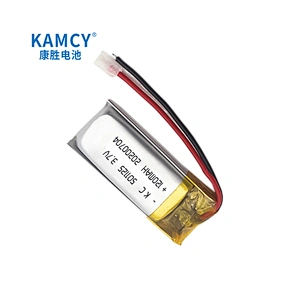 Wholesale 501225 3.7V Lipo battery rechargeable 120mAh li polymer small battery