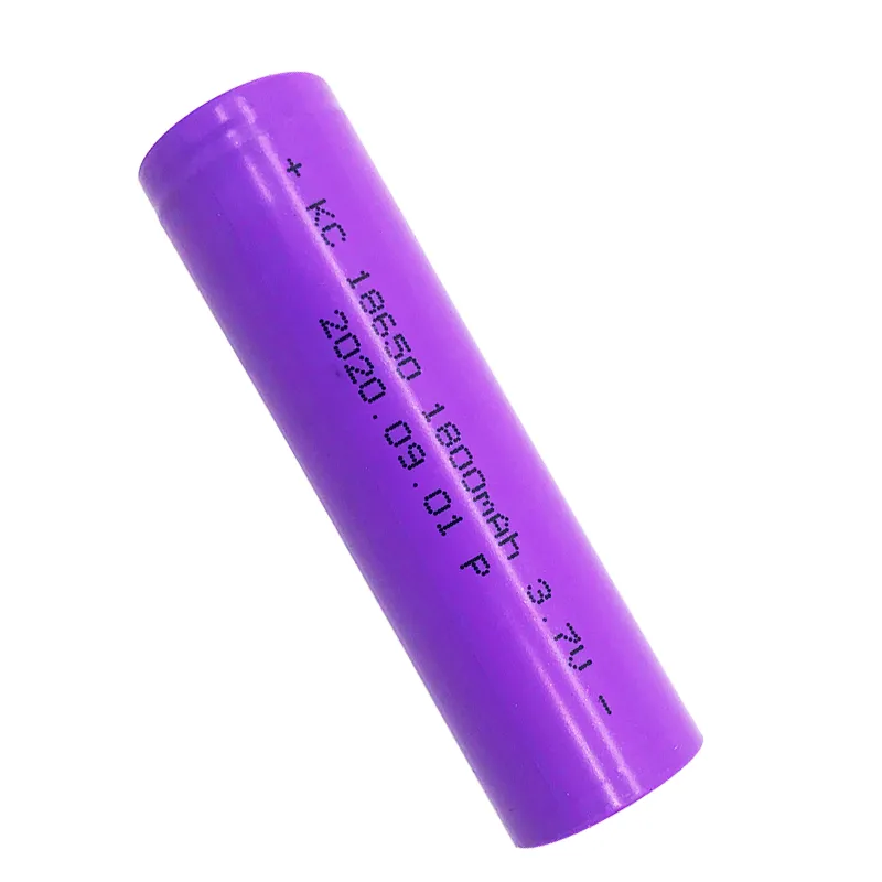 Rechargeable 18650  1800mah 3.7V li-ion battery for cleaner robot solar energy storage  Ebike EV  home appliances
