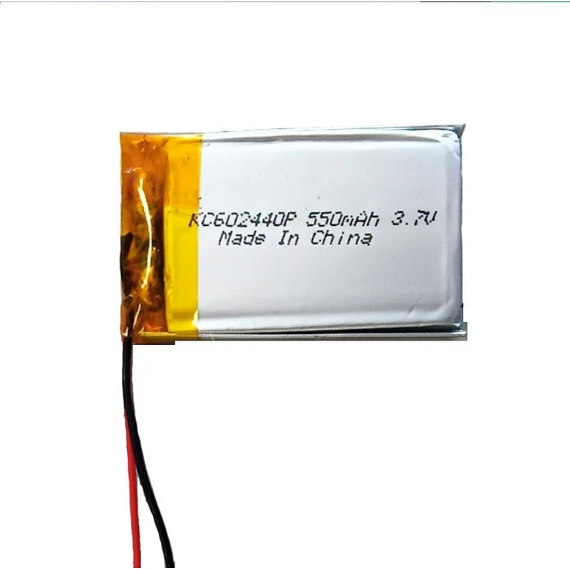 Factory rechargeable 602440 Lipo battery 550mah 3.7V battery for sweeping machine