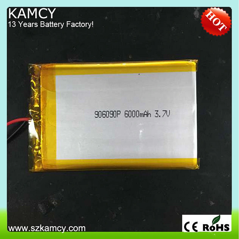 Power Bank Polymer Battery Long Cycle Life 6000mAh  906090 Lipo Battery