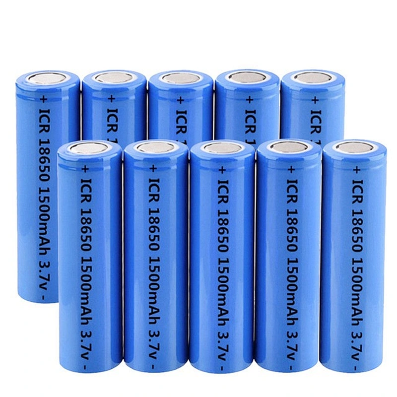 Rechargeable 18650 1500mah lithium battery 1500mah 3.7V li-ion battery for cleaner robot EV E-bikes power tools