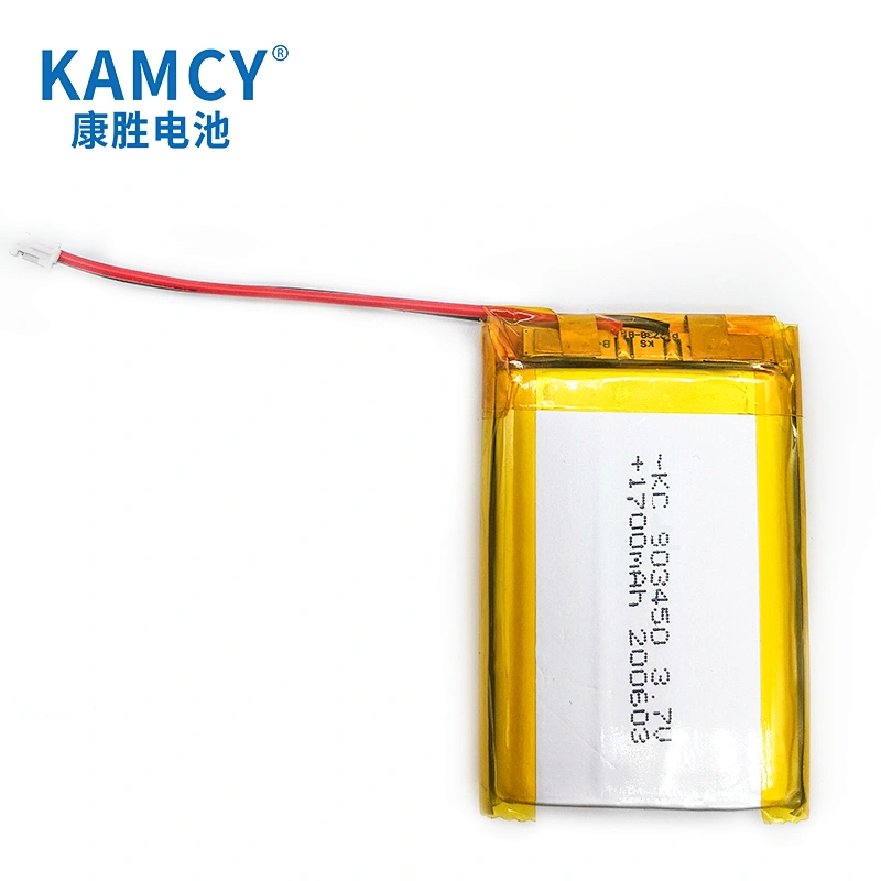 903450 3.7v 1700mAh Rechargeable Lipo Battery IEC UN38.3 MSDS Approved Lithium Polymer Battery