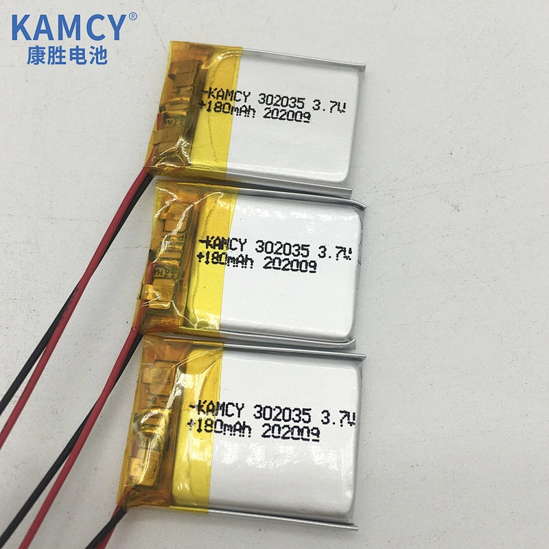 Rechargeable 302035 3.7v 180mah li polymer battery 180mah lipo battery 3.7V for Smart watch