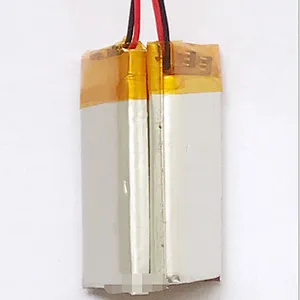 factory price 602040 3.7V 450mAh li polymer rechargeable batteries