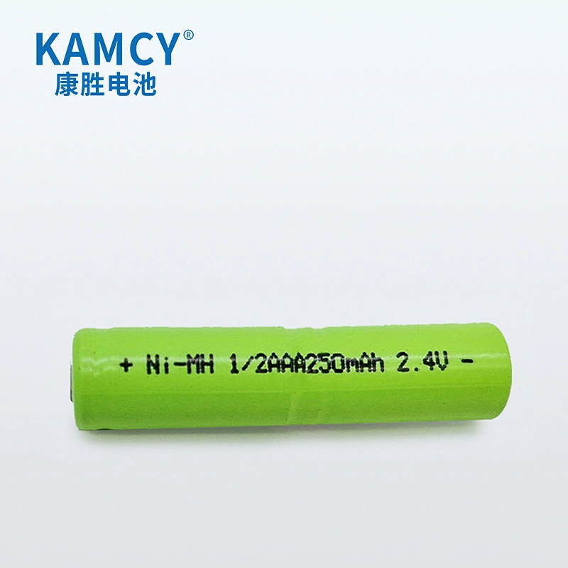 Rechargeable Ni-mh 1/2AAA battery pack 2S1P 250mah nimh battery pack 2.4V for toys