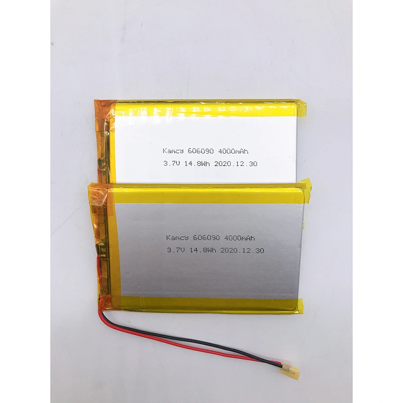 606090 3.7v 4000mAh Rechargeable Lipo Battery IEC UN38.3 MSDS Approved Lithium Polymer Battery