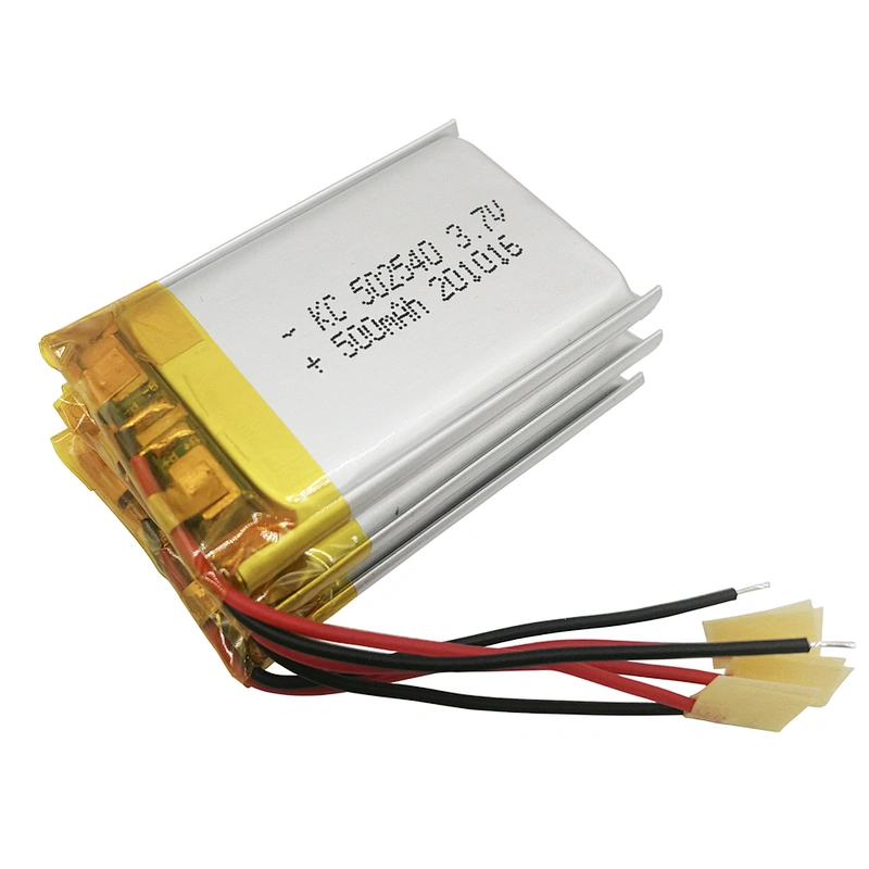 Hot sale 502540 3.7v 500mah li polymer battery 500mah rechargeable lipo 502540 for Driving recorder