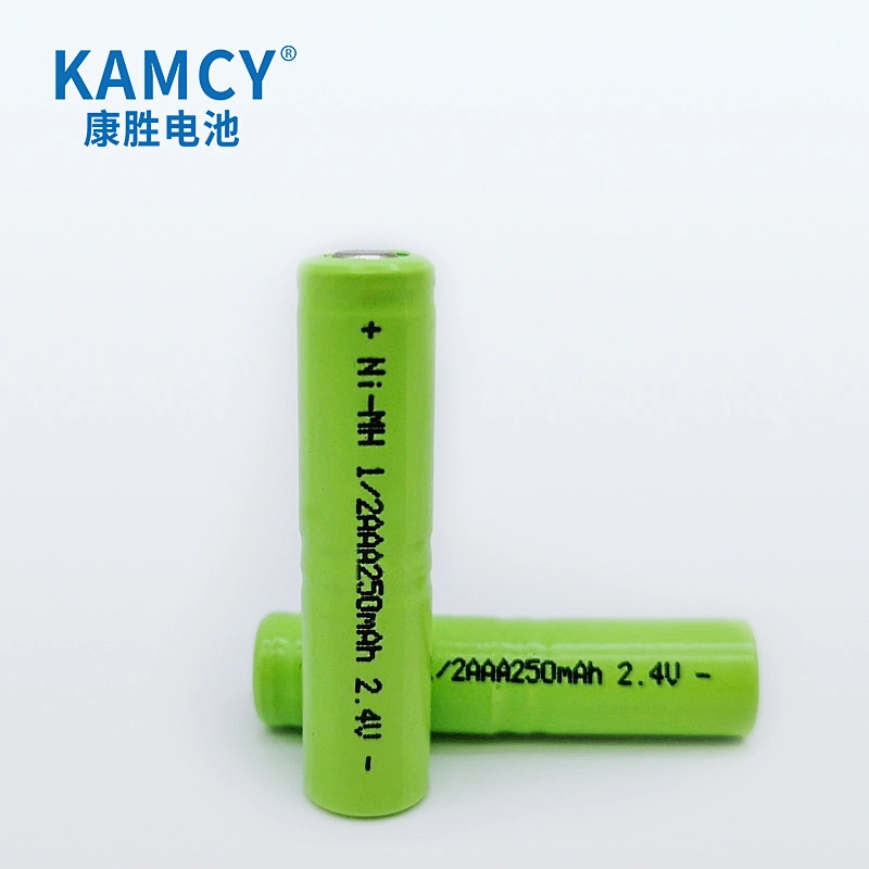 Rechargeable Ni-mh 1/2AAA battery pack 2S1P 250mah nimh battery pack 2.4V for toys