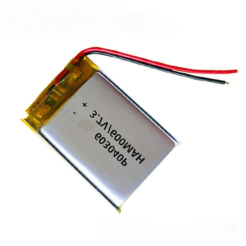 Factory rechargeable 603040 Lipo battery 600mah 3.7V battery for sweeping machine