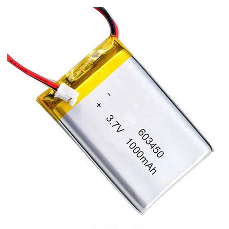603450 3.7v 1200mAh Rechargeable Lipo Battery IEC62133 UN38.3 MSDS Approved Lithium Polymer Battery