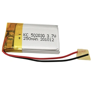 lipo  battery 3.7V 250mAh lithium li ion battery 052030P 502030P