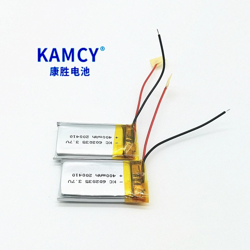 Factory rechargeable 602035 Lipo battery 400mah 3.7V battery for sweeping machine