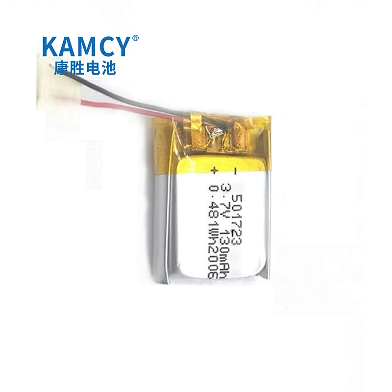 factory price 501723 3.7V 130mAh li polymer rechargeable batteries