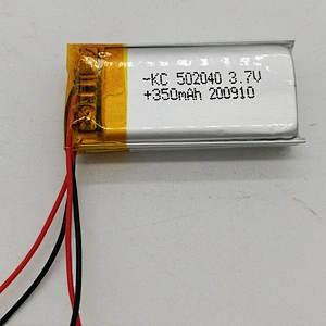 Hot sale rechargeable 502040 3.7v 350mah li polymer battery 350mah lipo 502040 for Beauty instrument