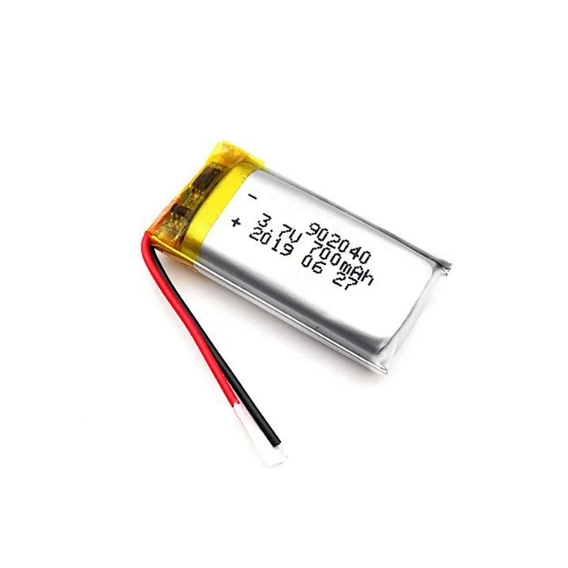 902040 3.7v 700mAh Rechargeable Lipo Battery IEC UN38.3 MSDS Approved Lithium Polymer Battery