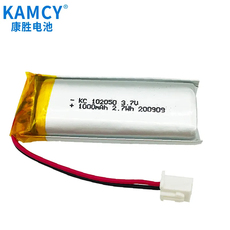Hot Selling Lipo Battery 3.7V 102050 LED Light Polymer Battery