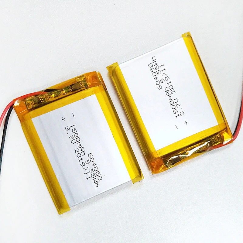 604050 3.7v 1500mAh Rechargeable Lipo Battery IEC UN38.3 MSDS Approved Lithium Polymer Battery