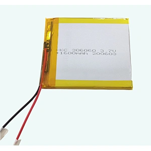 OEM 306060 3.7V 1600mAh lithium polymer batteries for wireless devices