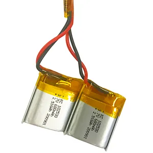 Factory price 102530 3.7v 680mah li-polymer battery rechargeable 680mah lipo battery for headset