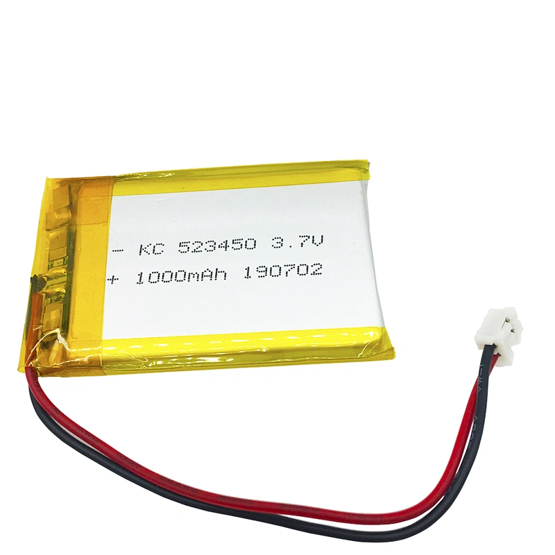 Consumer Electronic 1000mAh 523450 Lipo Battery Long Cycle Life 500 Times Polymer Battery