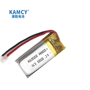 Wholesale 501225 3.7V Lipo battery rechargeable 120mAh li polymer small battery