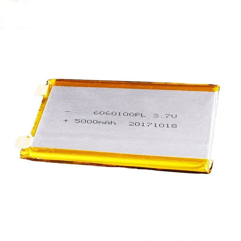 6060100 3.7v 5000mAh Rechargeable Lipo Battery IEC UN38.3 MSDS Approved Lithium Polymer Battery