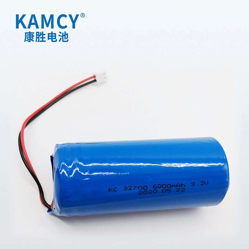 Rechargeable 32700 3.2V 6000mAh LiFePO4 battery pack for Solar Energy