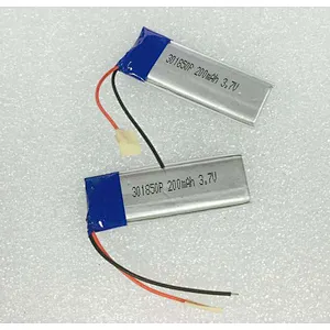 Power Bank Polymer Battery Long Cycle Life 200mAh  301850 Lipo Battery