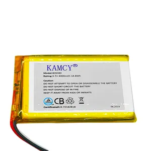 Lipo Battery 4000mAh  High Discharge 3.7V 805080 Polymer Battery