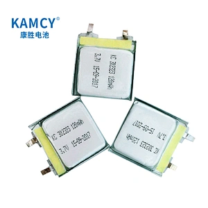 Rechargeable lipo battery 302323 3.7v 120mah li polymer battery with PCM for Electric toy